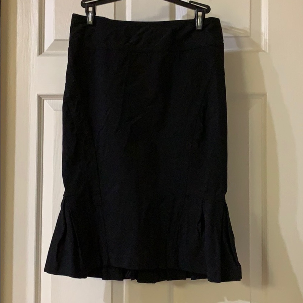 Xoxo black pencil skirt with pleats